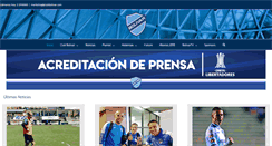 Desktop Screenshot of clubbolivar.com